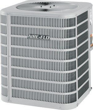 The Aire-Flo heat pump offers both heating and cooling in a single unit to save on installation and operational costs.