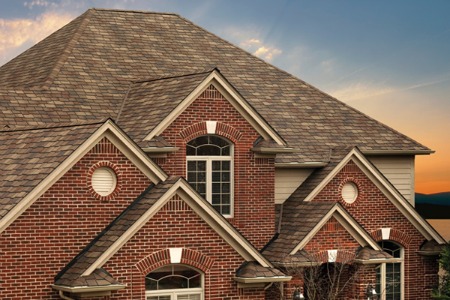Learn the difference between Champion Windows Camelot II vs Woodland shingles. Shown here: Woodland shingles.
