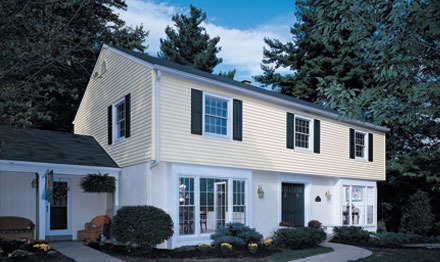 Champion vs Georgia Pacific Siding vinyl siding. Shown here is Campion vinyl siding.