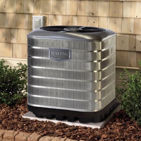 One of the simplest heating and cooling solutions is a Maytag heat pump, which handles both home cooling and heating with a single unit.