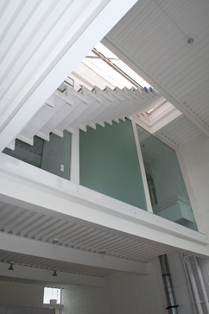 Attic remodeling for a vision disability should include naturally lit stairs. Photo by leonelponce on Flickr.