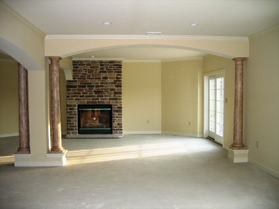Open space is great for basement remodeling for a physical disability.