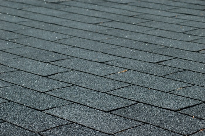 Gray-green asphalt shingles are reminiscent of ocean waters.