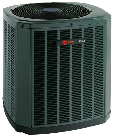 Heat pump air conditioner example by Trane.