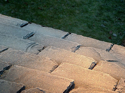 Natural slate roof by Dave Haygarth on Flickr.