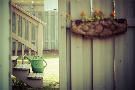 Remodeling an outdoor area for a hearing disability. Photo by Sharon Drummond on Flickr.