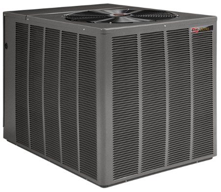 A Ruud heat pump is shown. To find out about Ruud heat pump prices, connect with a contractor.