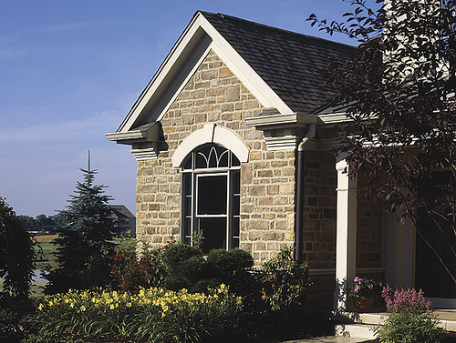 Install stone siding