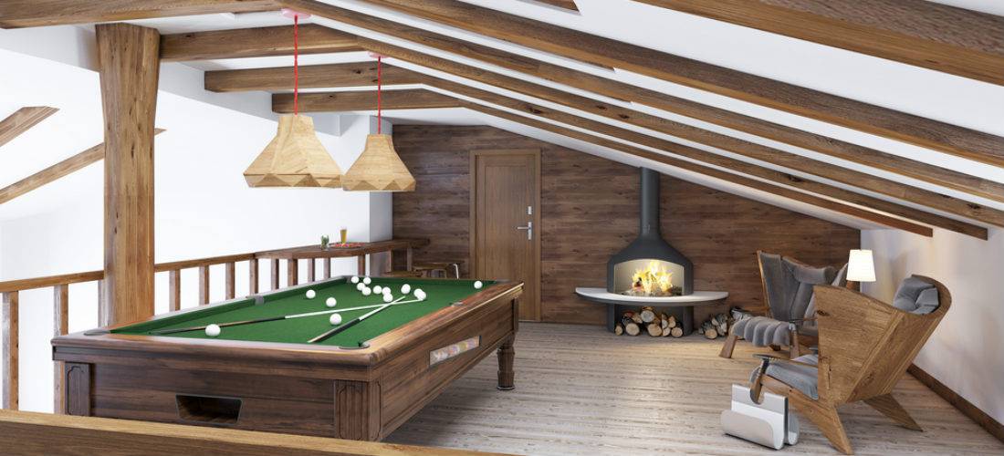 Attic game room