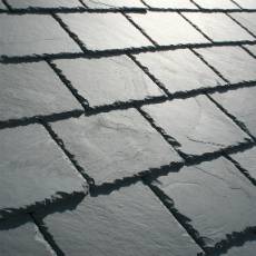 Natural slate roofing