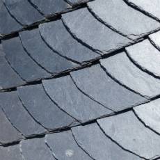 Natural slate roofing