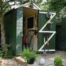 Sears prefabricated composite and recycled-content outdoor storage