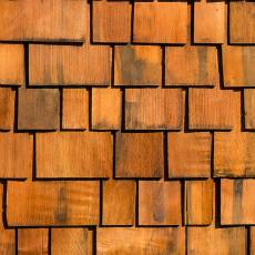 Wood shake roofing