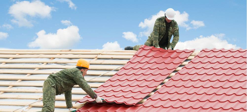 installing roof